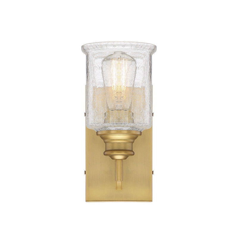 Savoy House 9-1972-1-322 One Light Bath, Warm Brass (5)