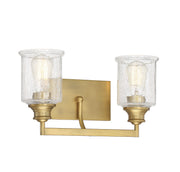 Savoy House 8-1972-2-322 Two Light Bath Bar, Warm Brass (3)