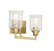 Savoy House 8-1972-2-322 Two Light Bath Bar, Warm Brass (4)