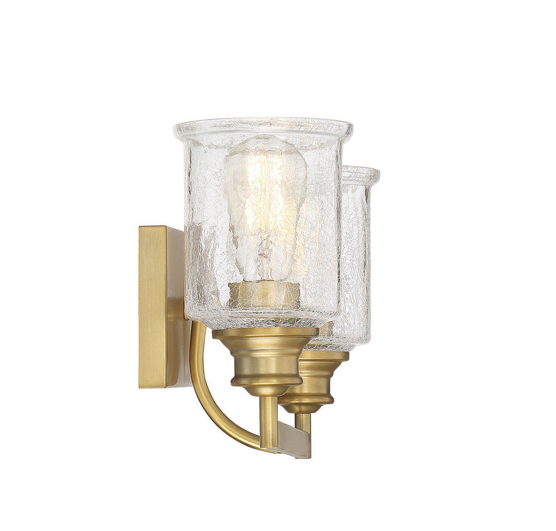 Savoy House 8-1972-2-322 Two Light Bath Bar, Warm Brass (5)