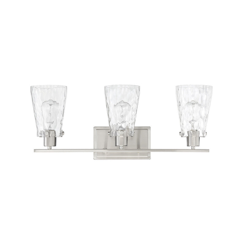 Savoy House 8-4508-3-SN Three Light Bath Bar, Satin Nickel (2)