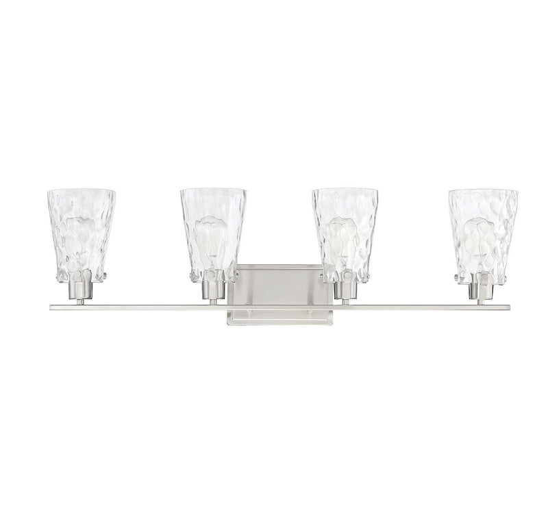 Savoy House 8-4508-4-SN Four Light Bath Bar, Satin Nickel (2)