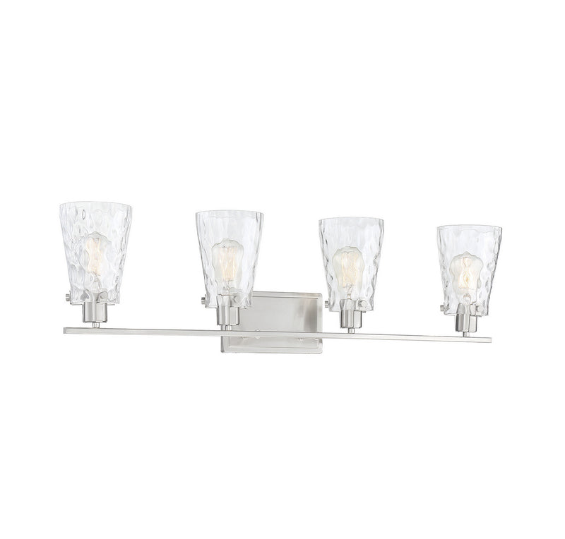 Savoy House 8-4508-4-SN Four Light Bath Bar, Satin Nickel (3)