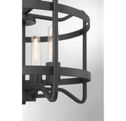 Savoy House 6-4900-4-89 Four Light Semi-Flush Mount, Matte Black (6)