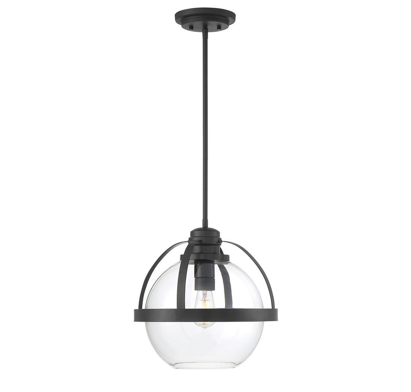 Savoy House 7-7201-1-89 One Light Pendant, Matte Black (4)