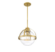 Savoy House 7-7201-1-322 One Light Pendant, Warm Brass (2)