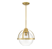 Savoy House 7-7201-1-322 One Light Pendant, Warm Brass (5)