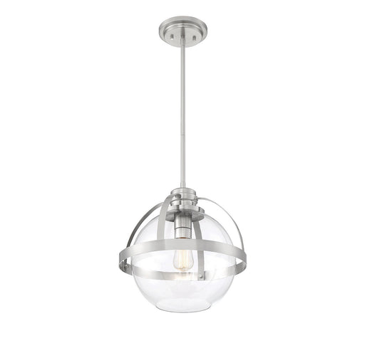 Savoy House 7-7201-1-SN One Light Pendant, Satin Nickel (2)