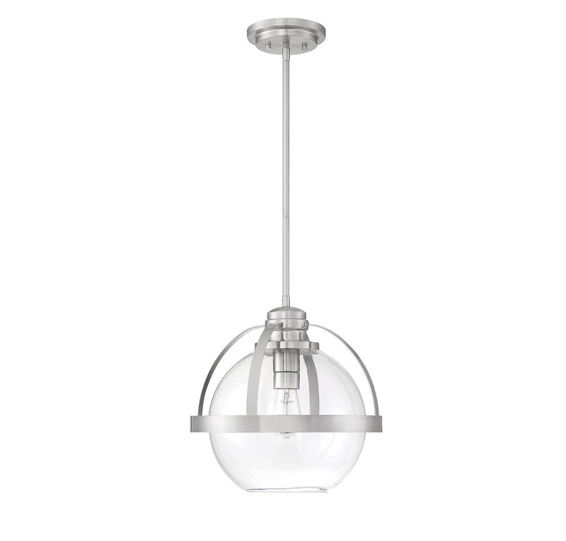 Savoy House 7-7201-1-SN One Light Pendant, Satin Nickel (5)