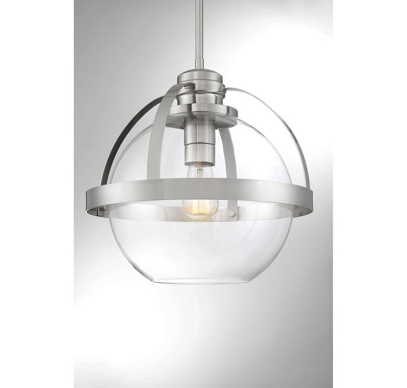 Savoy House 7-7201-1-SN One Light Pendant, Satin Nickel (6)