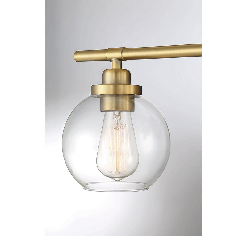 Savoy House 9-4050-1-322 One Light Bath, Warm Brass (6)