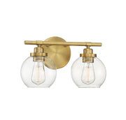Savoy House 8-4050-2-322 Two Light Bath Bar, Warm Brass (3)