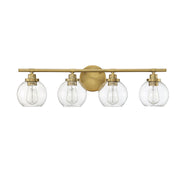 Savoy House 8-4050-4-322 Four Light Bath Bar, Warm Brass (2)