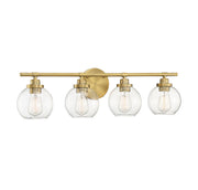 Savoy House 8-4050-4-322 Four Light Bath Bar, Warm Brass (3)