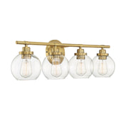 Savoy House 8-4050-4-322 Four Light Bath Bar, Warm Brass (4)