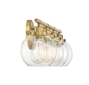 Savoy House 8-4050-4-322 Four Light Bath Bar, Warm Brass (5)
