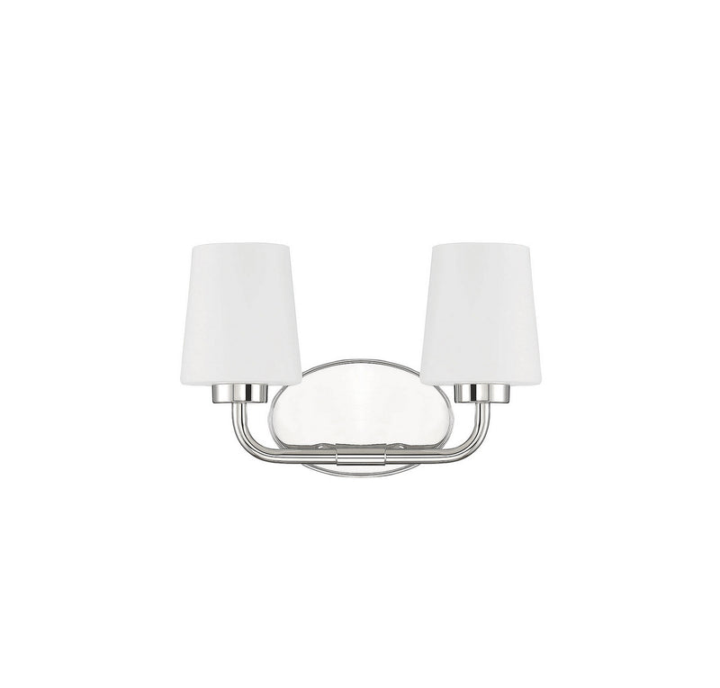 Savoy House 8-4090-2-109 Two Light Bath Bar, Polished Nickel (2)