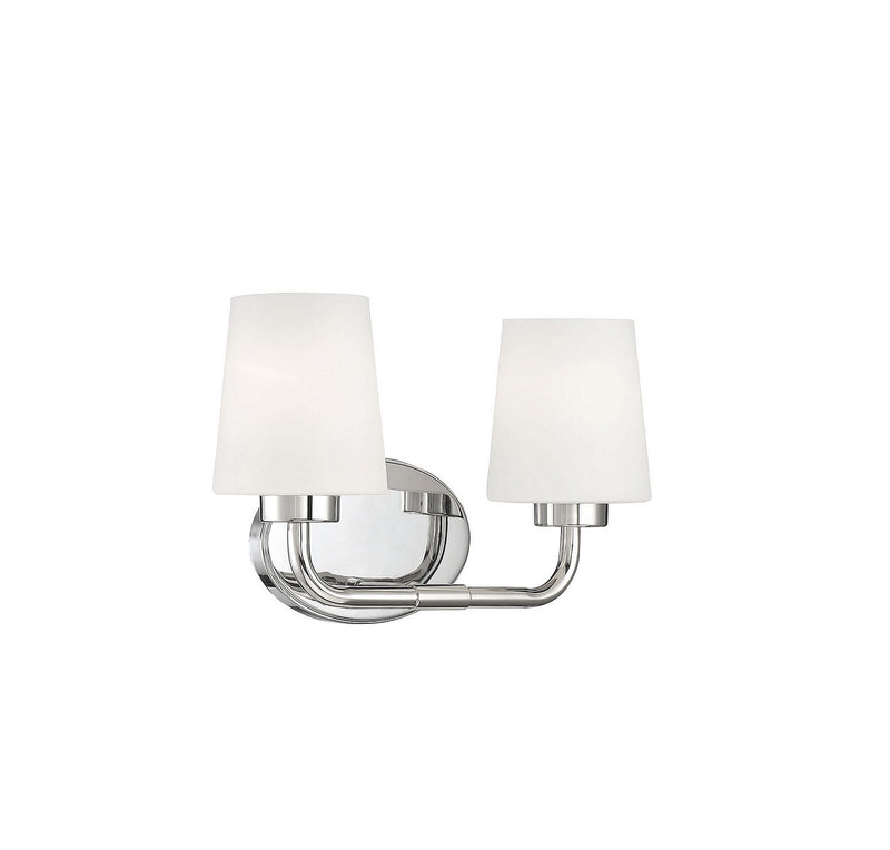 Savoy House 8-4090-2-109 Two Light Bath Bar, Polished Nickel (3)