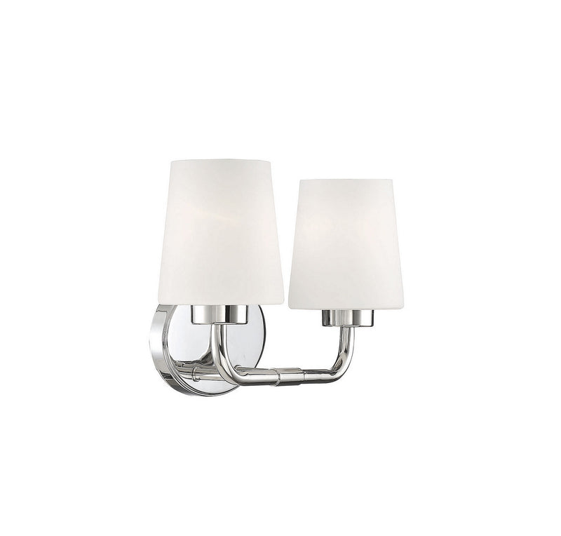 Savoy House 8-4090-2-109 Two Light Bath Bar, Polished Nickel (4)
