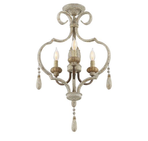 Savoy House 6-9985-3-94 Three Light Semi-Flush Mount, Avignon (2)