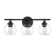 Savoy House 8-4050-3-BK Three Light Bath Bar, Matte Black (2)
