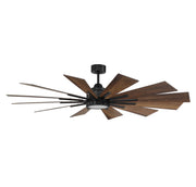 Shoppers Lighting SH2024MBK Schoolhouse 60" Ceiling Fan, Matte Black Alternate Image 2.jpg