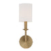 Crystorama BAI-A2101-AG Bailey One Light Wall Sconce Aged Brass Alternate Image.jpg