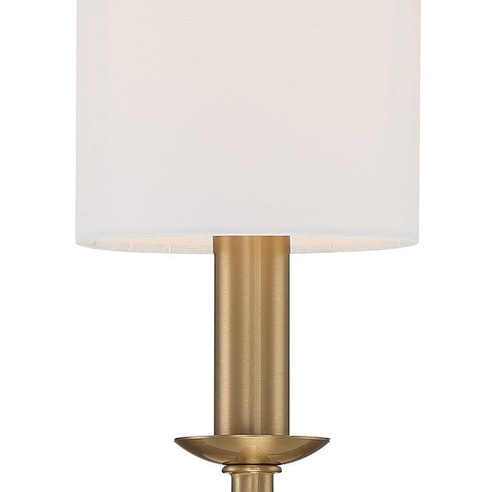 Crystorama BAI-A2101-AG Bailey One Light Wall Sconce Aged Brass Alternate Image 2.jpg