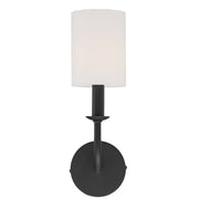 Crystorama BAI-A2101-MK Bailey One Light Wall Sconce Matte Black Alternate Image.jpg