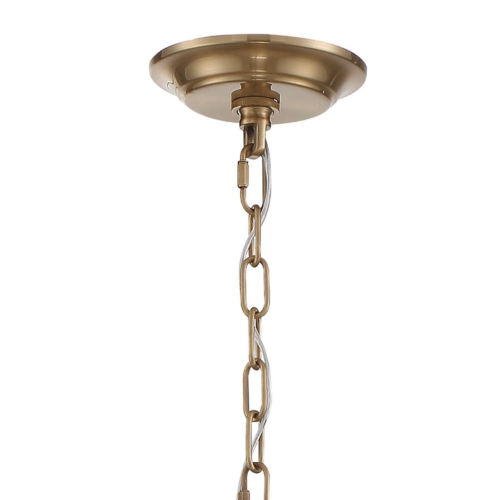 Crystorama BAI-A2108-AG Bailey Eight Light Chandelier Aged Brass Alternate Image 4.jpg