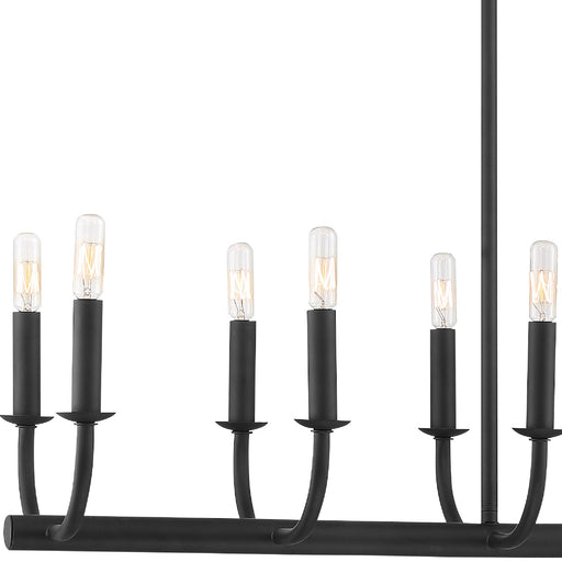 Crystorama BAI-A2112-MK Bailey 12 Light Chandelier Matte Black Alternate Image.jpg