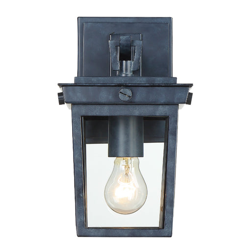 Crystorama BEL-A8061-GE Belmont One Light Outdoor Wall Sconce Graphite Alternate Image.jpg