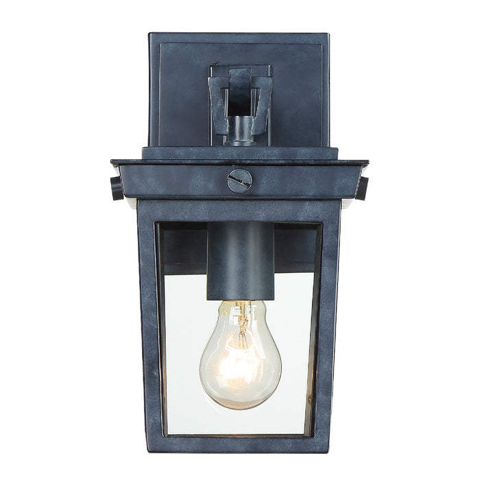 Crystorama BEL-A8061-GE Belmont One Light Outdoor Wall Sconce Graphite Alternate Image.jpg