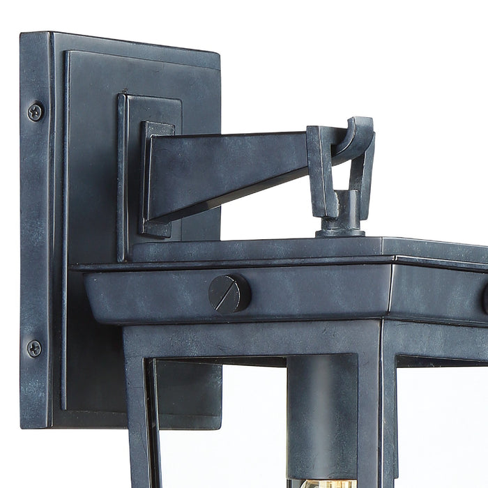 Crystorama BEL-A8061-GE Belmont One Light Outdoor Wall Sconce Graphite Alternate Image 2.jpg