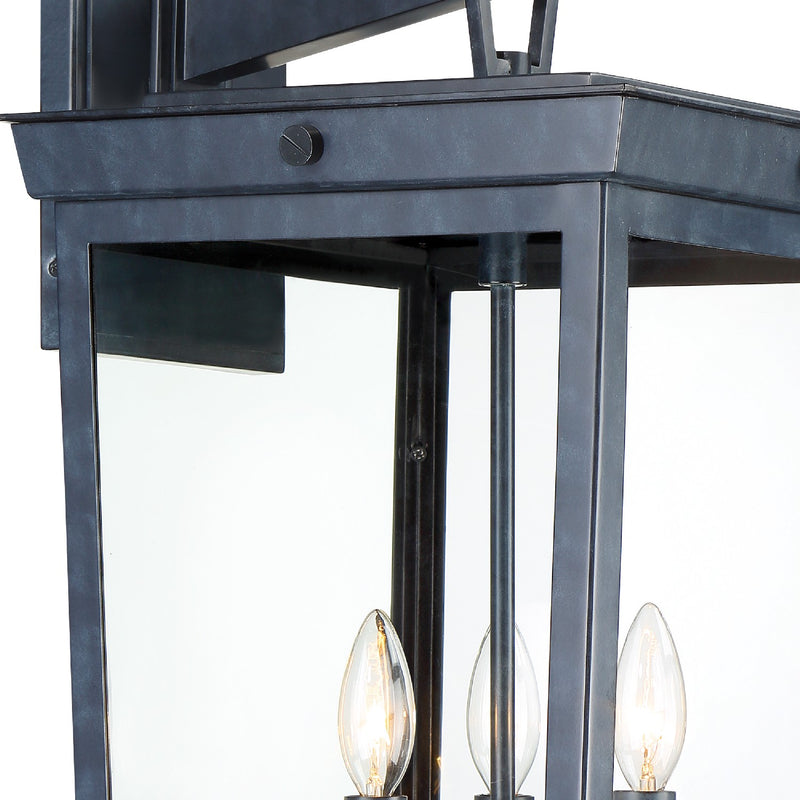 Crystorama BEL-A8063-GE Belmont Three Light Outdoor Wall Sconce Graphite Alternate Image 2.jpg