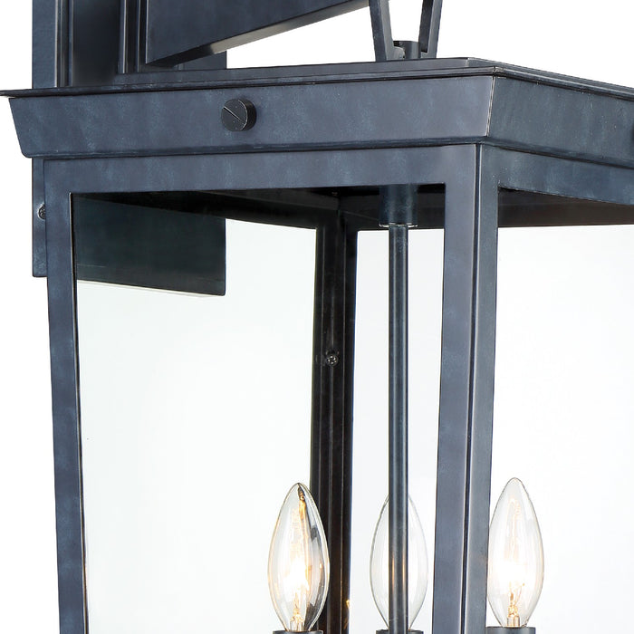 Crystorama BEL-A8063-GE Belmont Three Light Outdoor Wall Sconce Graphite Alternate Image 2.jpg