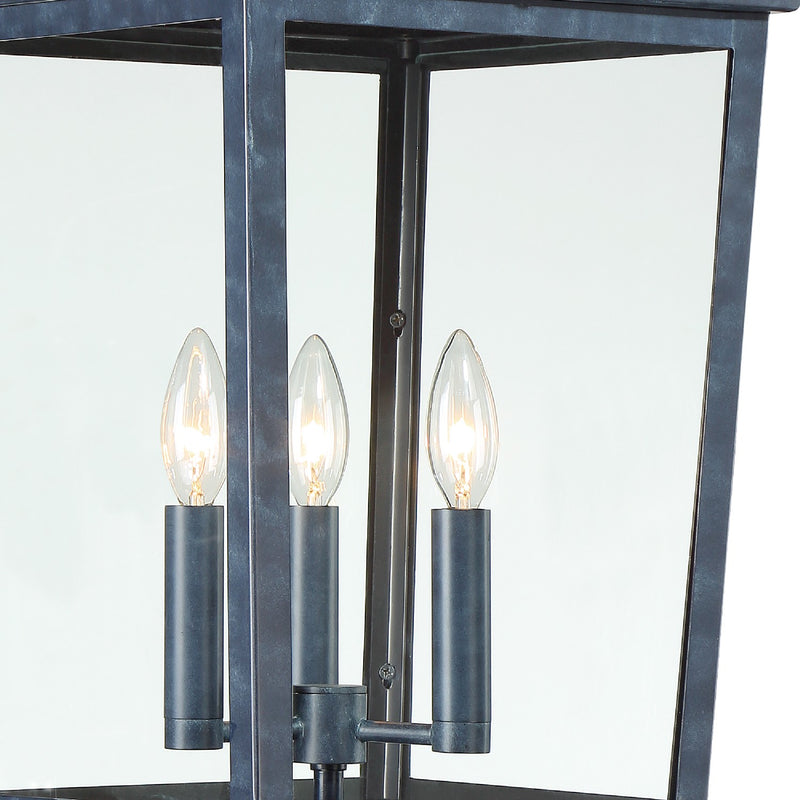 Crystorama BEL-A8069-GE Belmont Three Light Outdoor Post Mount Graphite Alternate Image 2.jpg