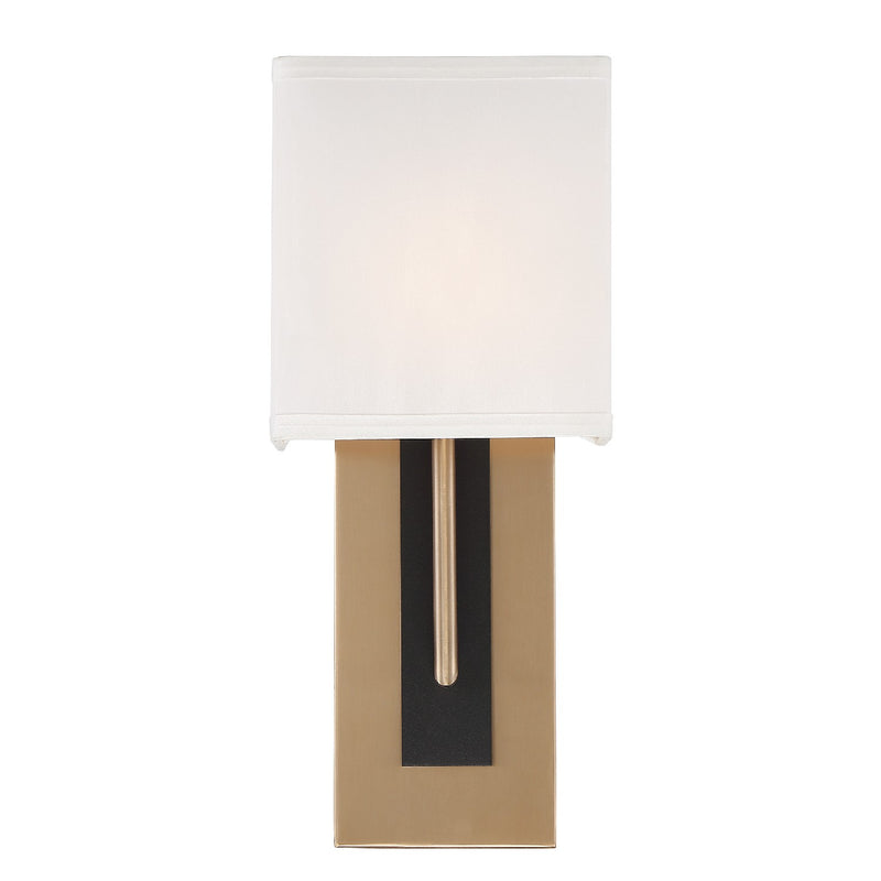 Crystorama BRE-A3631-VG-BF Brent One Light Wall Sconce Vibrant Gold / Black Forged Alternate Image.jpg