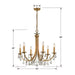 Crystorama 8826-GA-CL-SAQ Bridgehampton Six Light Chandelier Antique Gold Alternate Image 4.jpg
