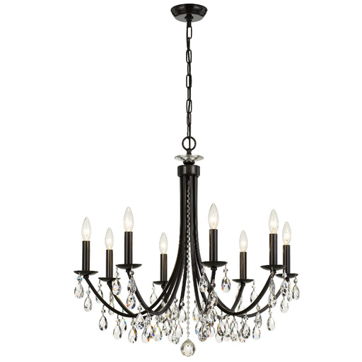 Crystorama 8828-VZ-CL-SAQ Bridgehampton Eight Light Chandelier Vibrant Bronze Alternate Image.jpg