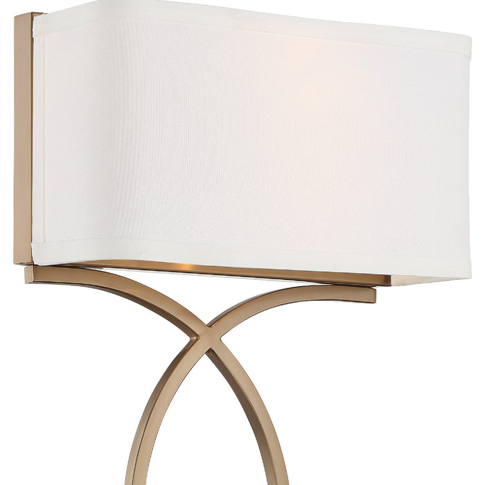 Crystorama BRK-A3702-VG Brinkley Two Light Wall Sconce Vibrant Gold Alternate Image 2.jpg
