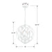 Crystorama 504-MT Broche Four Light Chandelier Matte White Alternate Image.jpg