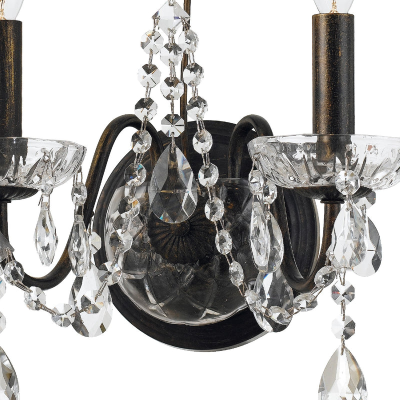Crystorama 3022-EB-CL-SAQ Butler Two Light Wall Sconce English Bronze Alternate Image.jpg