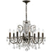 Crystorama 3028-EB-CL-S Butler Eight Light Chandelier English Bronze Alternate Image 2.jpg