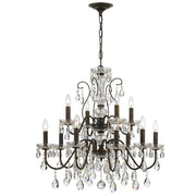 Crystorama 3029-EB-CL-SAQ Butler 12 Light Chandelier English Bronze Alternate Image 2.jpg