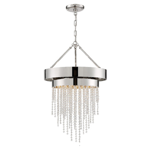 Crystorama CLA-A3205-PN-CL-MWP Clarksen Five Light Chandelier Polished Nickel Alternate Image.jpg