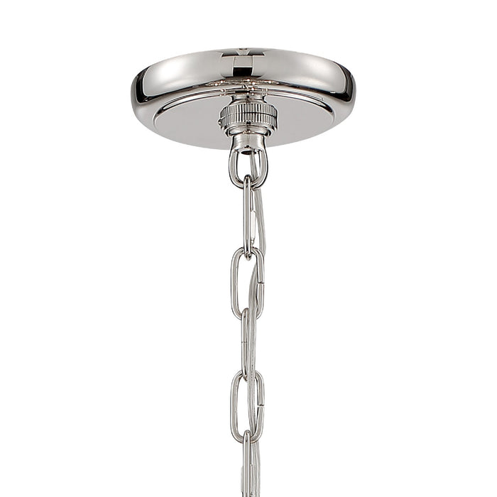 Crystorama CLA-A3205-PN-CL-MWP Clarksen Five Light Chandelier Polished Nickel Alternate Image 4.jpg