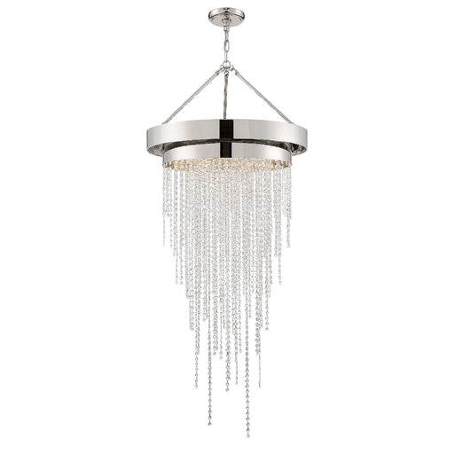 Crystorama CLA-A3207-PN-CL-MWP Clarksen Six Light Chandelier Polished Nickel Alternate Image.jpg