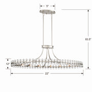Crystorama CLO-8897-BN Clover 12 Light Chandelier Brushed Nickel Alternate Image 4.jpg