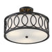 Crystorama 285-MK Graham Three Light Semi Flush Mount Matte Black Alternate Image.jpg